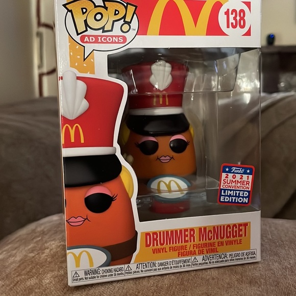 NIB - Limited Edition Funko Pop Ad Icons #138 - Drummer McNugget - McDonalds - Picture 3 of 16